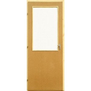 Faroslemezelt félig üveghelyes