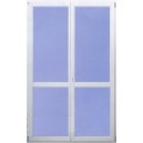 Nyíló-bukónyíló kétszárnyas erkélyajtó